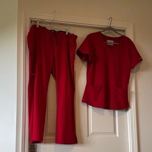 Skechers Red Women's Straight Leg Pants